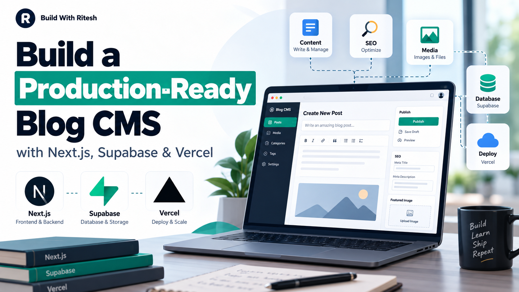 How to Build a Production-Ready Blog CMS with Next.js, Supabase and Vercel